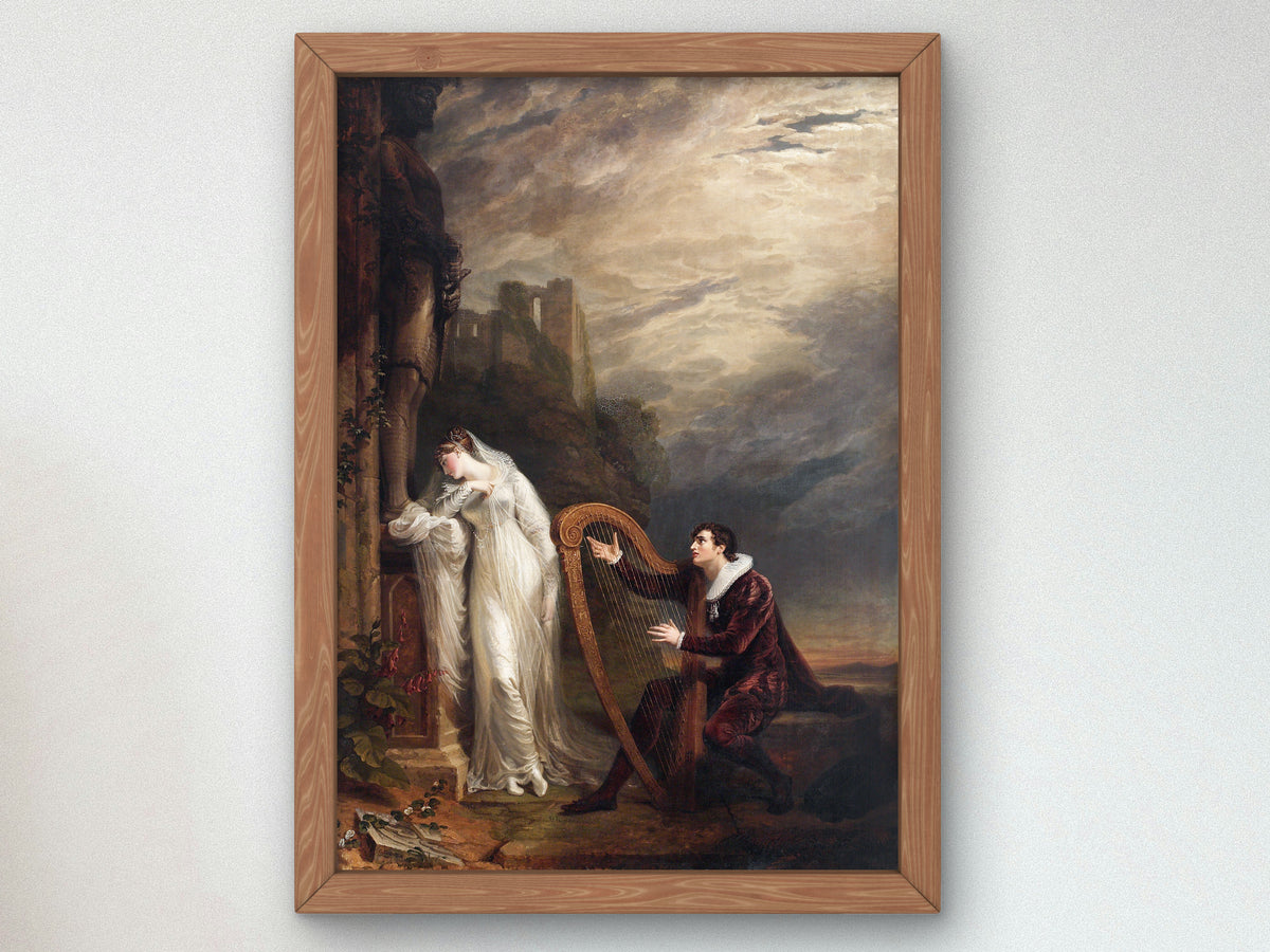 Genevieve by George Dawe 1812, Wall Art Print, Fine Art Reproduction, Museum Quality Decor, Poster