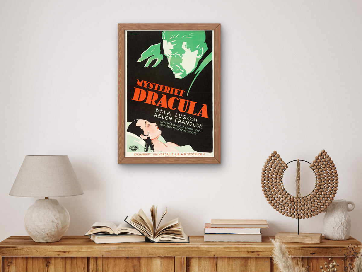 Dracula by Eric Rohman 1931, Wall Art Print, Fine Art Reproduction, Museum Quality Decor, Poster