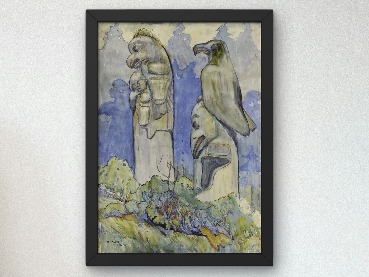 Tanoo by Emily Carr 1912, Wall Art Print, Fine Art Reproduction, Museum Quality Decor, Poster