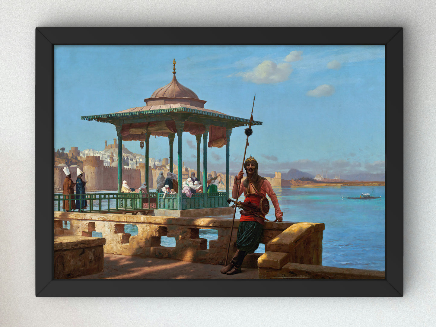The Harem in the Kiosk by Jean Léon Gérôme, Wall Art Print, Fine Art Reproduction, Museum Quality Decor, Poster
