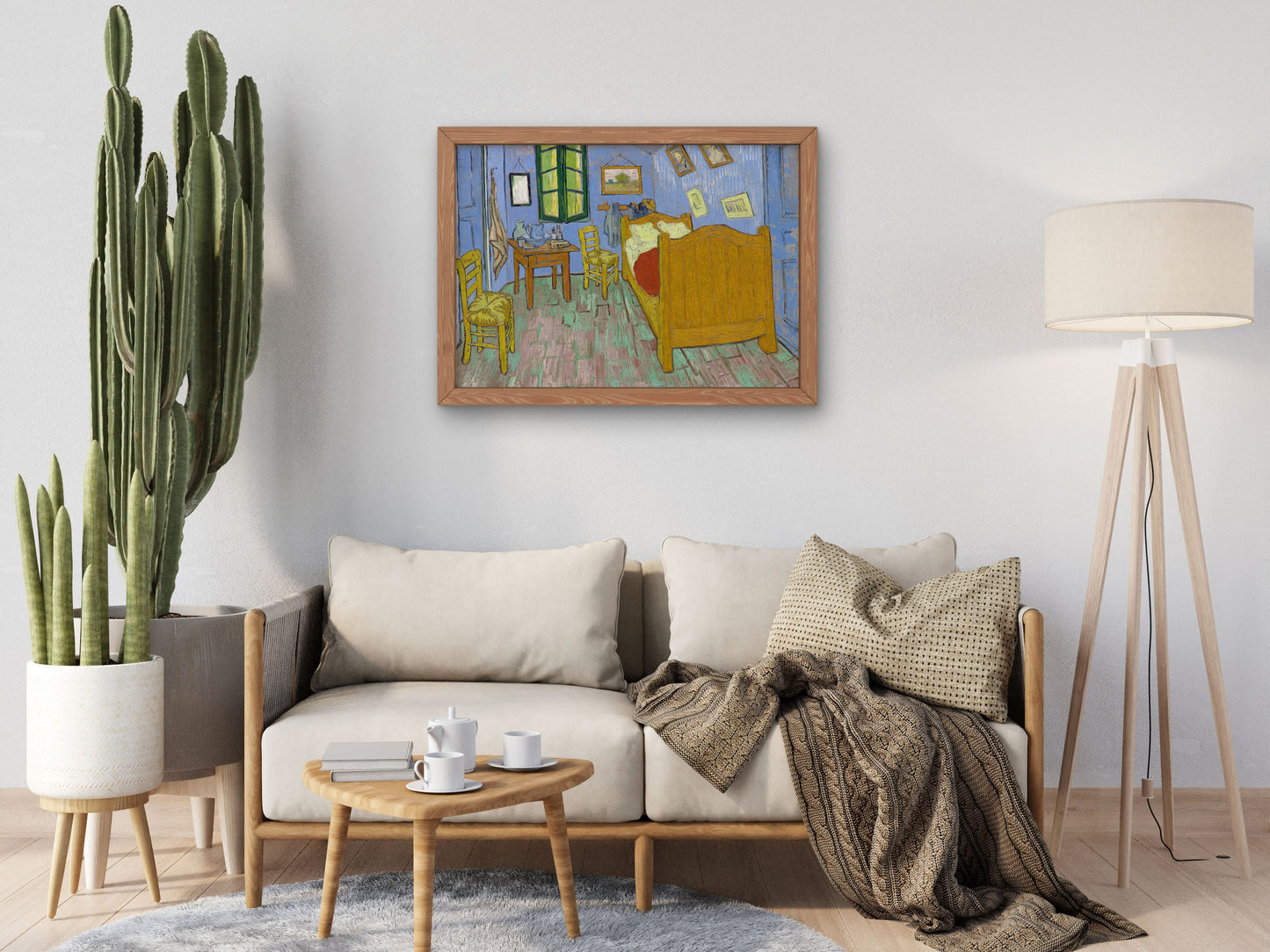 The Bedroom by Vincent van Gogh 1889, Wall Art Print, Fine Art Reproduction, Museum Quality Decor, Poster