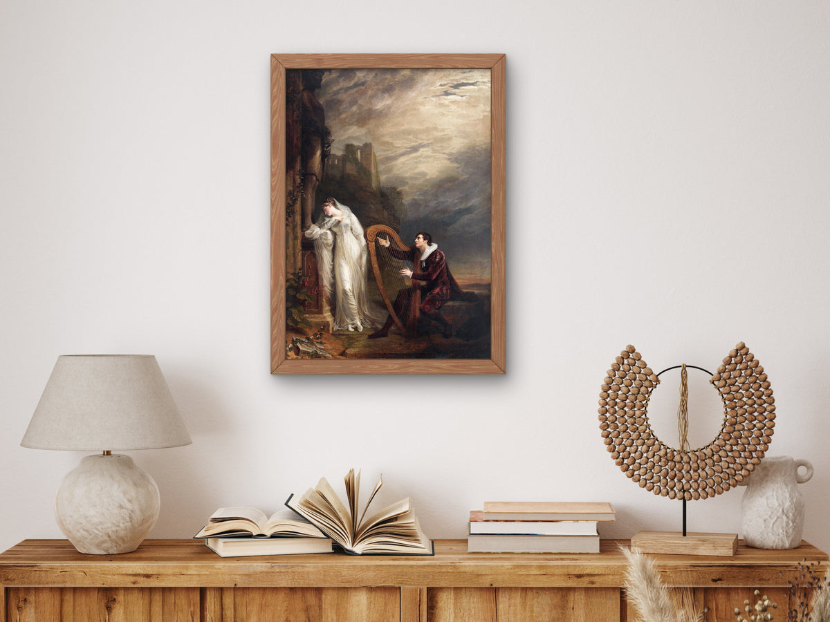 Genevieve by George Dawe 1812, Wall Art Print, Fine Art Reproduction, Museum Quality Decor, Poster