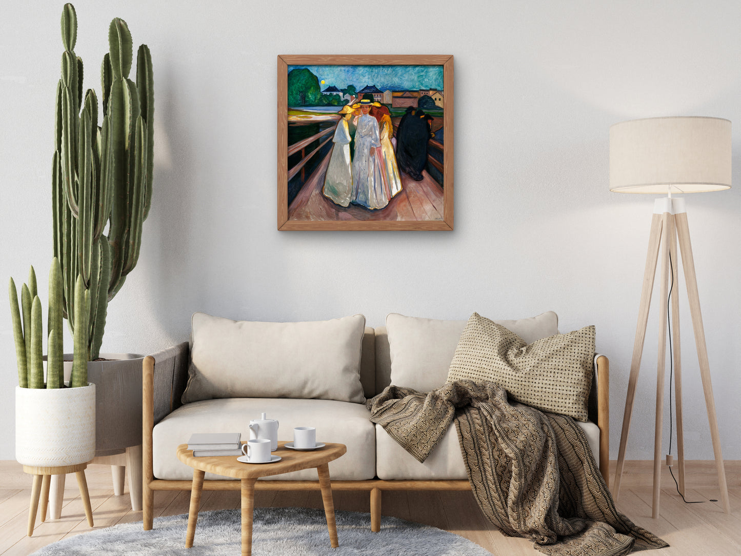 On the Bridge by Edvard Munch 1903, Wall Art Print, Fine Art Reproduction, Museum Quality Decor, Poster