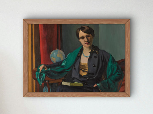 Woman by Félix Vallotton 1922, Wall Art Print, Fine Art Reproduction, Museum Quality Decor, Poster
