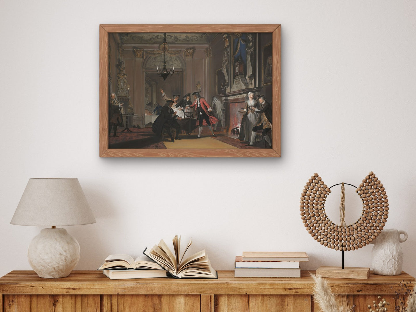 Loquebantur Omnes by Cornelis Troost 1740, Wall Art Print, Fine Art Reproduction, Museum Quality Decor, Poster