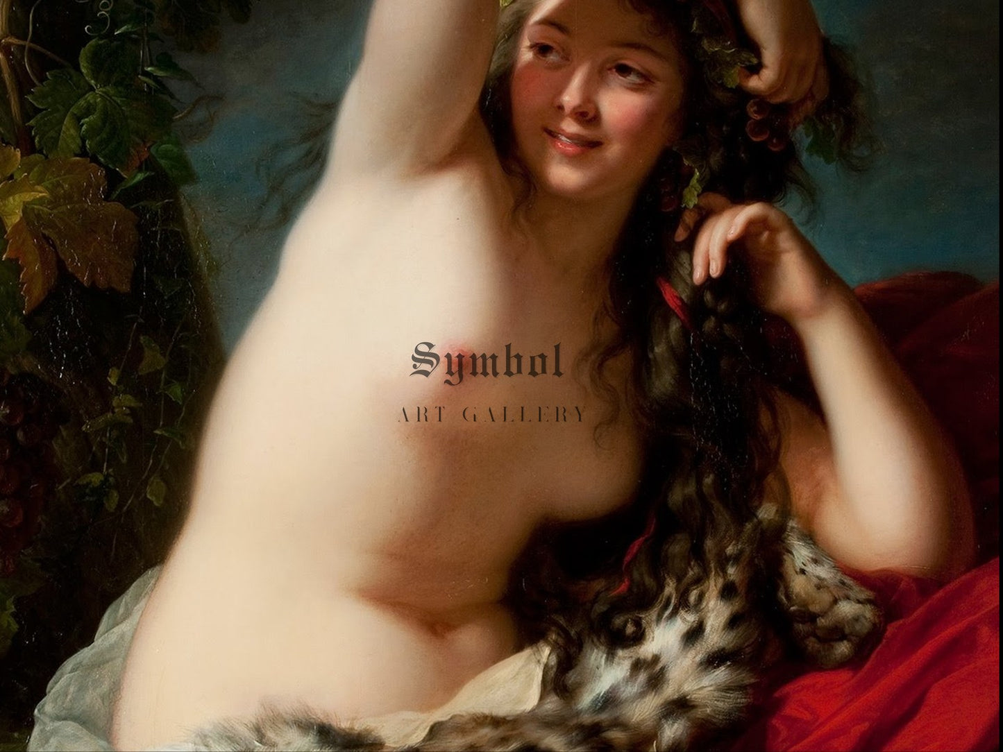 Bacchante by Élisabeth Vigée Le Brun 1785, Wall Art Print, Fine Art Reproduction, Museum Quality Decor, Poster