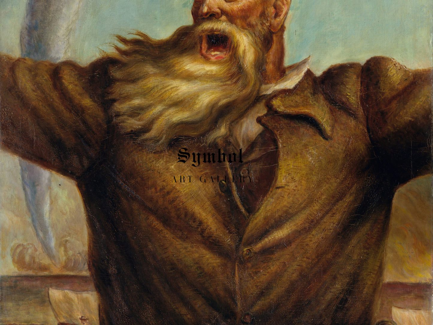 John Brown by John Steuart Curry 1939, Wall Art Print, Fine Art Reproduction, Museum Quality Decor, Poster