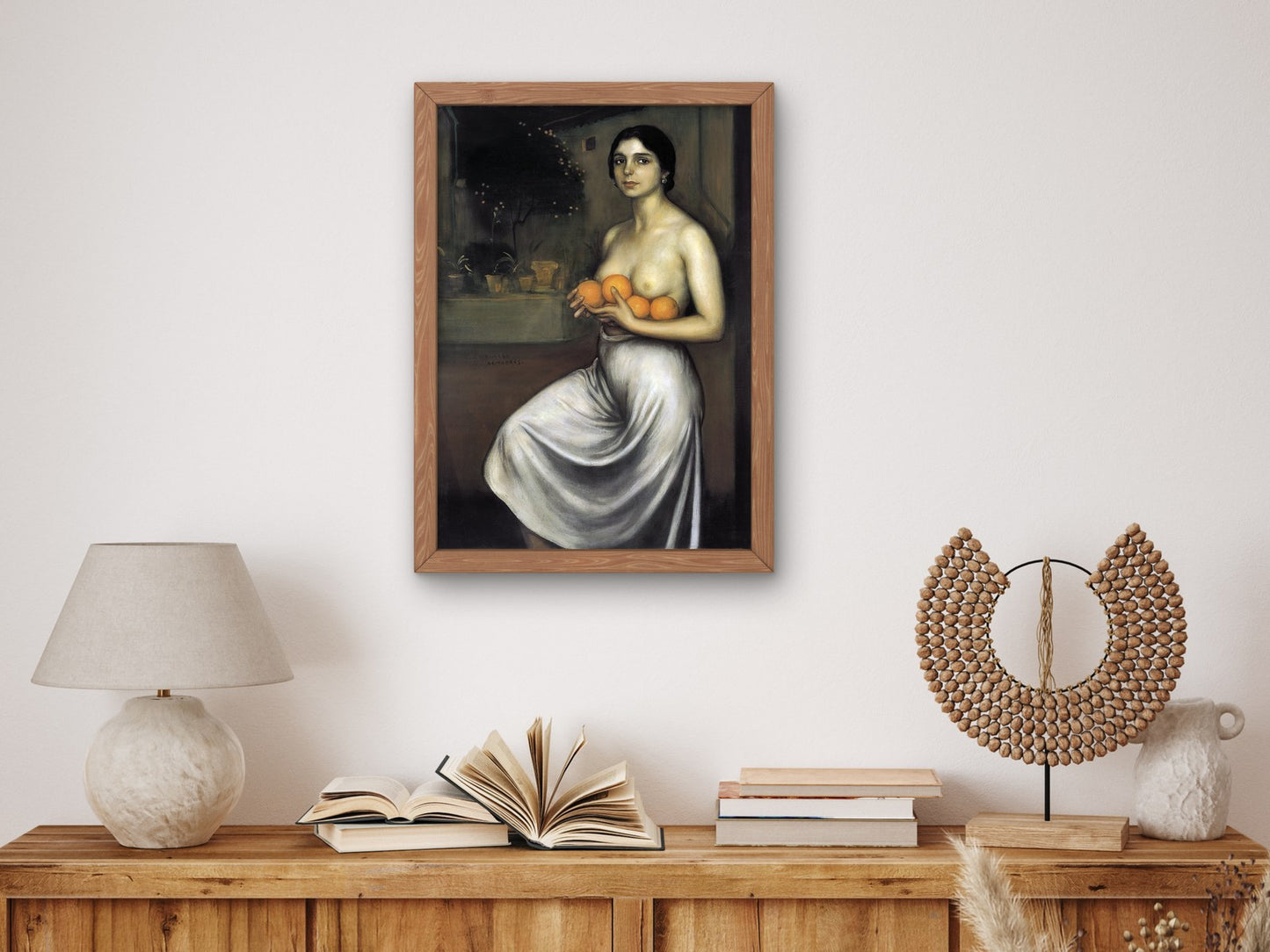 Oranges and Lemons by Julio Romero de Torres 1925, Wall Art Print, Fine Art Reproduction, Museum Quality Decor, Poster