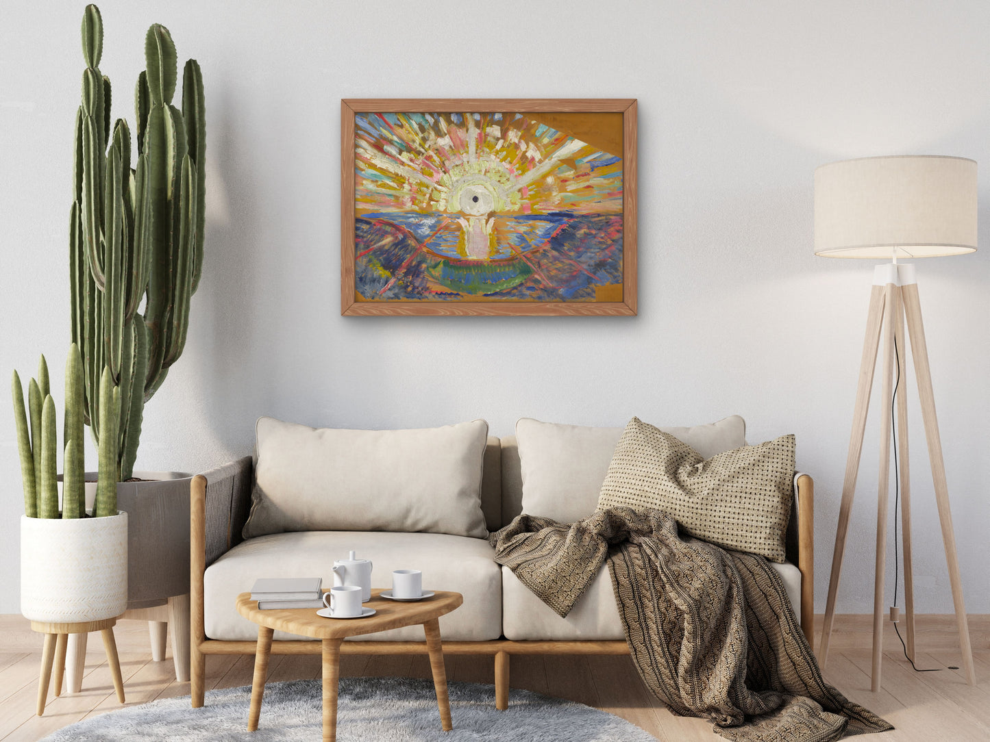 The Sun by Edvard Munch 1910, Wall Art Print, Fine Art Reproduction, Museum Quality Decor, Poster
