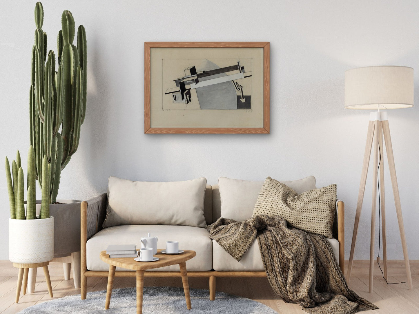 Proun Study 1A Proun S K the Bridge by Lazar Lissitzky 1919, Wall Art Print, Fine Art Reproduction, Museum Quality Decor, Poster