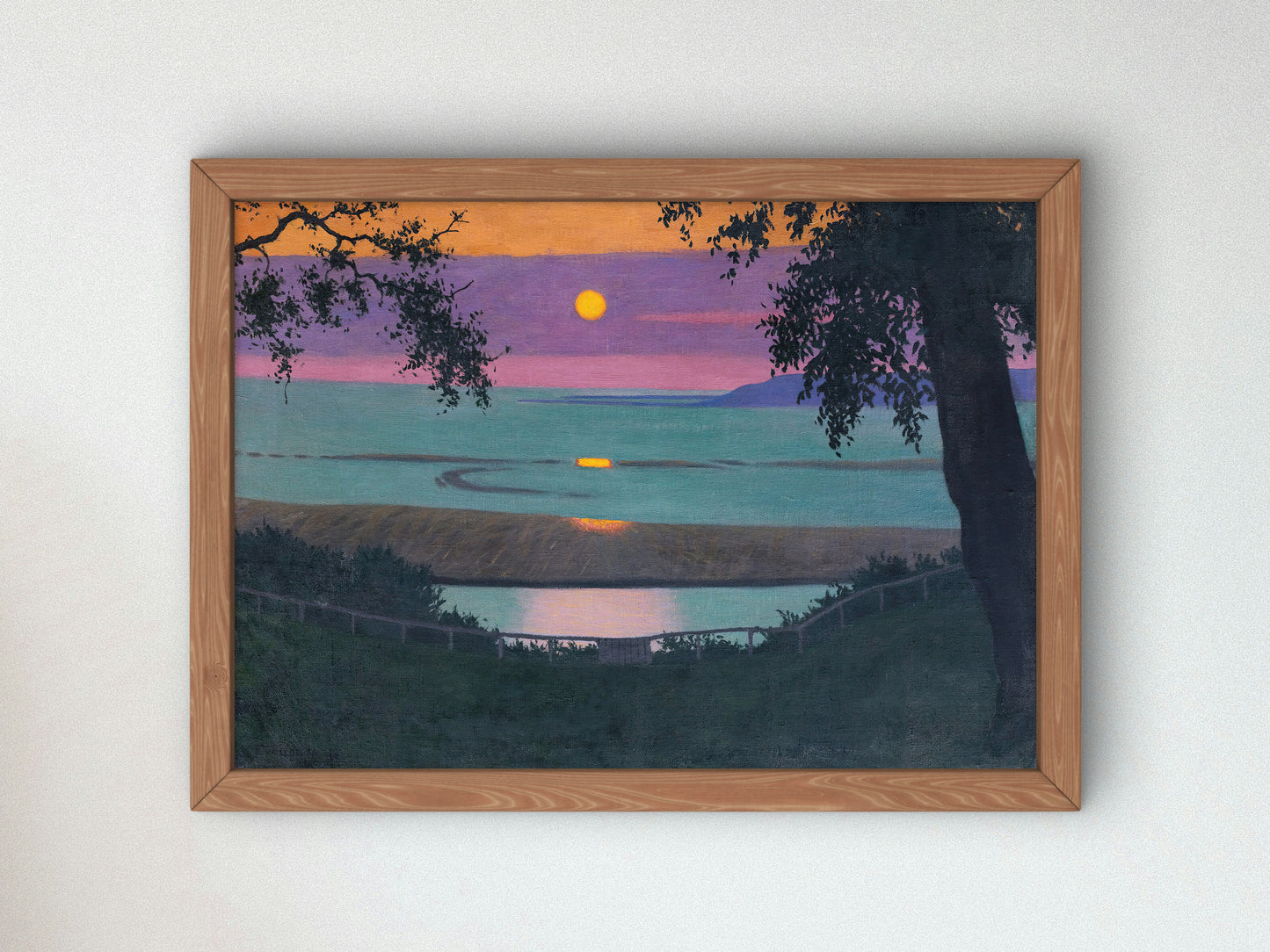 Sunset at Grace by Félix Vallotton 1918, Wall Art Print, Fine Art Reproduction, Museum Quality Decor, Poster