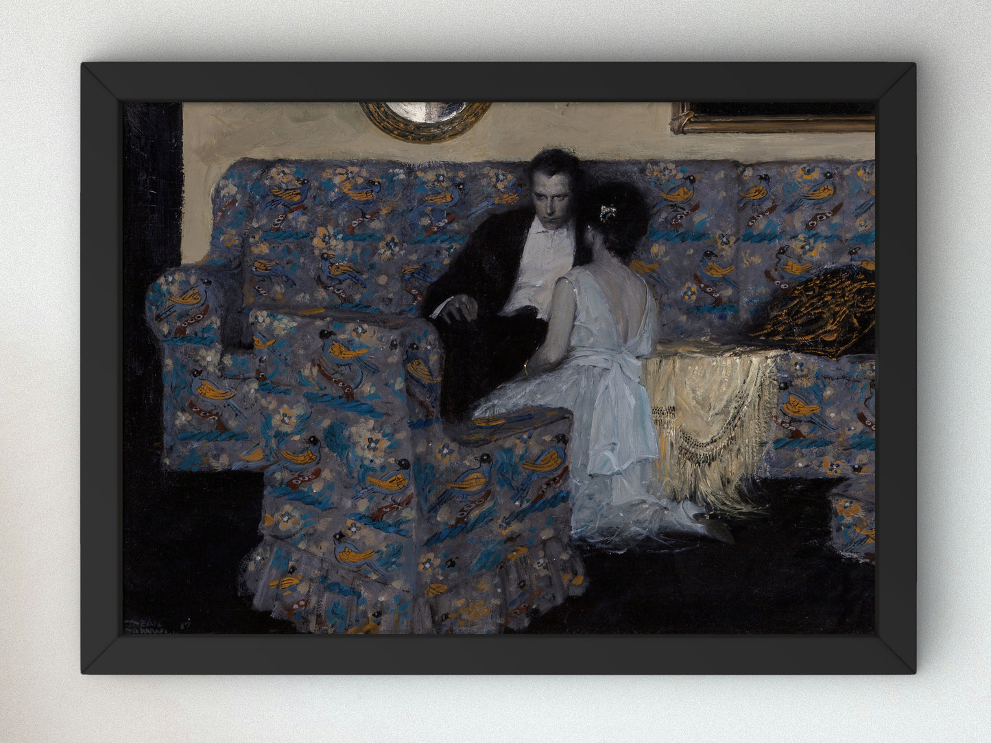 Options by Dean Cornwell 1917, Wall Art Print, Fine Art Reproduction, Museum Quality Decor, Poster