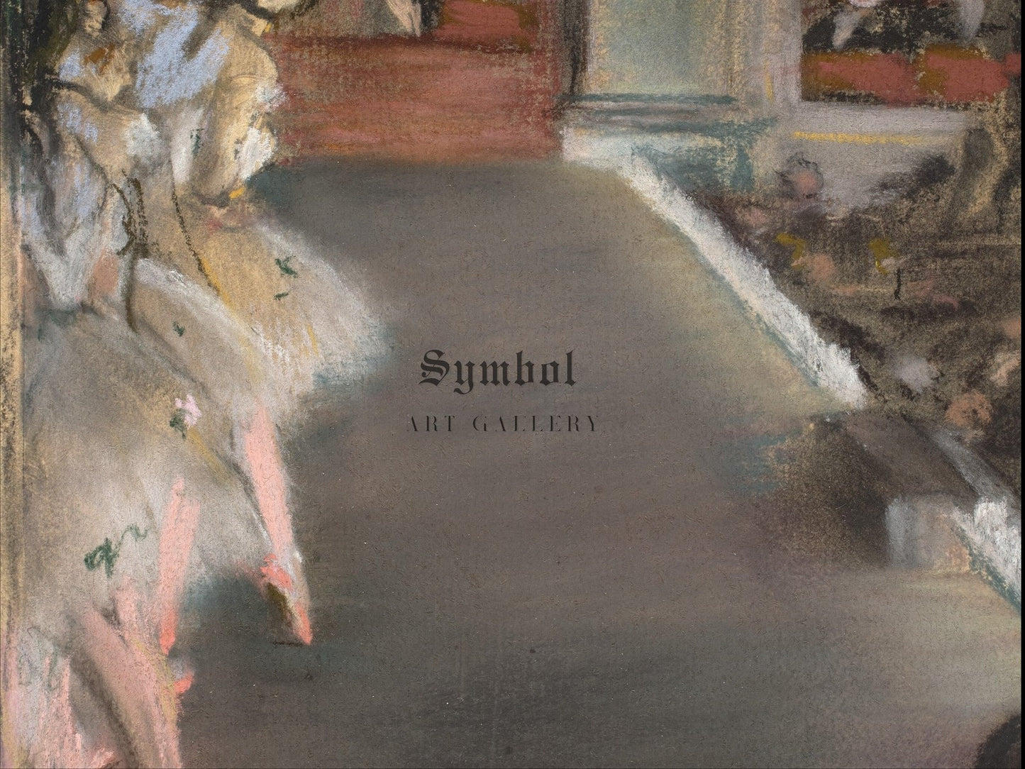 Dancers at the Old Opera House by Edgar Degas 1877, Wall Art Print, Fine Art Reproduction, Museum Quality Decor, Poster