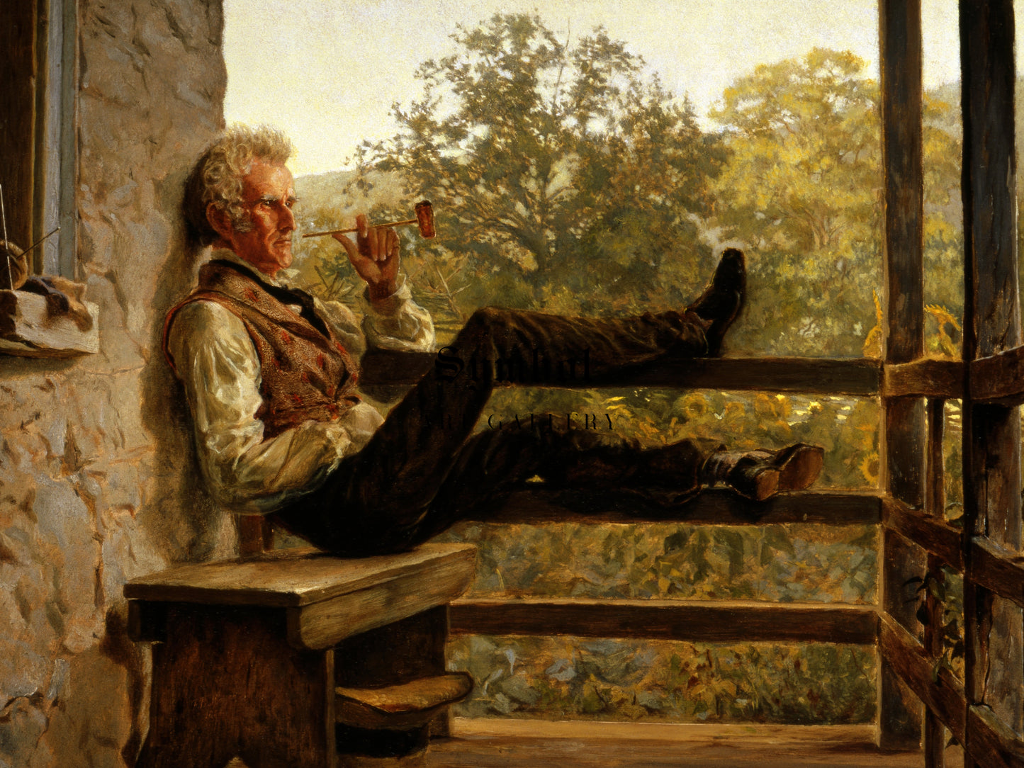 Independence, Squire Jack Porter by Frank Blackwell Mayer 1858, Wall Art Print, Fine Art Reproduction, Museum Quality Decor, Poster