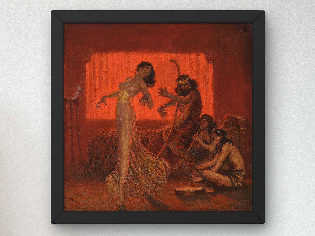 Salome's Dance by Edward Okuń 1939, Wall Art Print, Fine Art Reproduction, Museum Quality Decor, Poster
