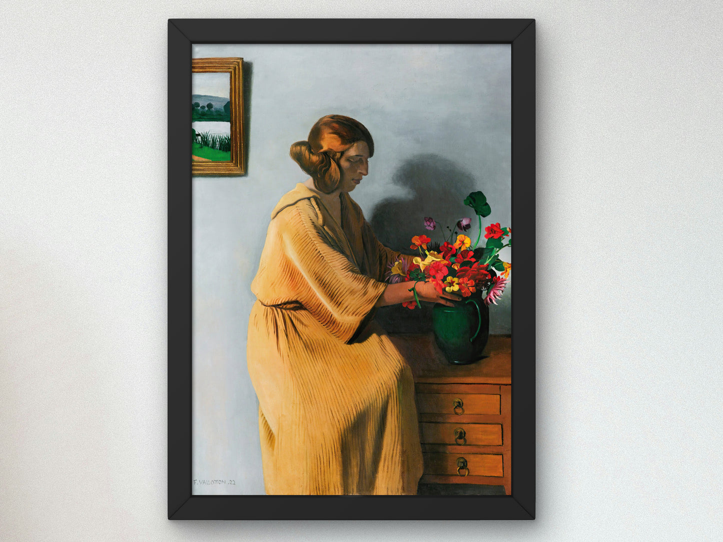 The Bouquet by Félix Vallotton 1922, Wall Art Print, Fine Art Reproduction, Museum Quality Decor, Poster