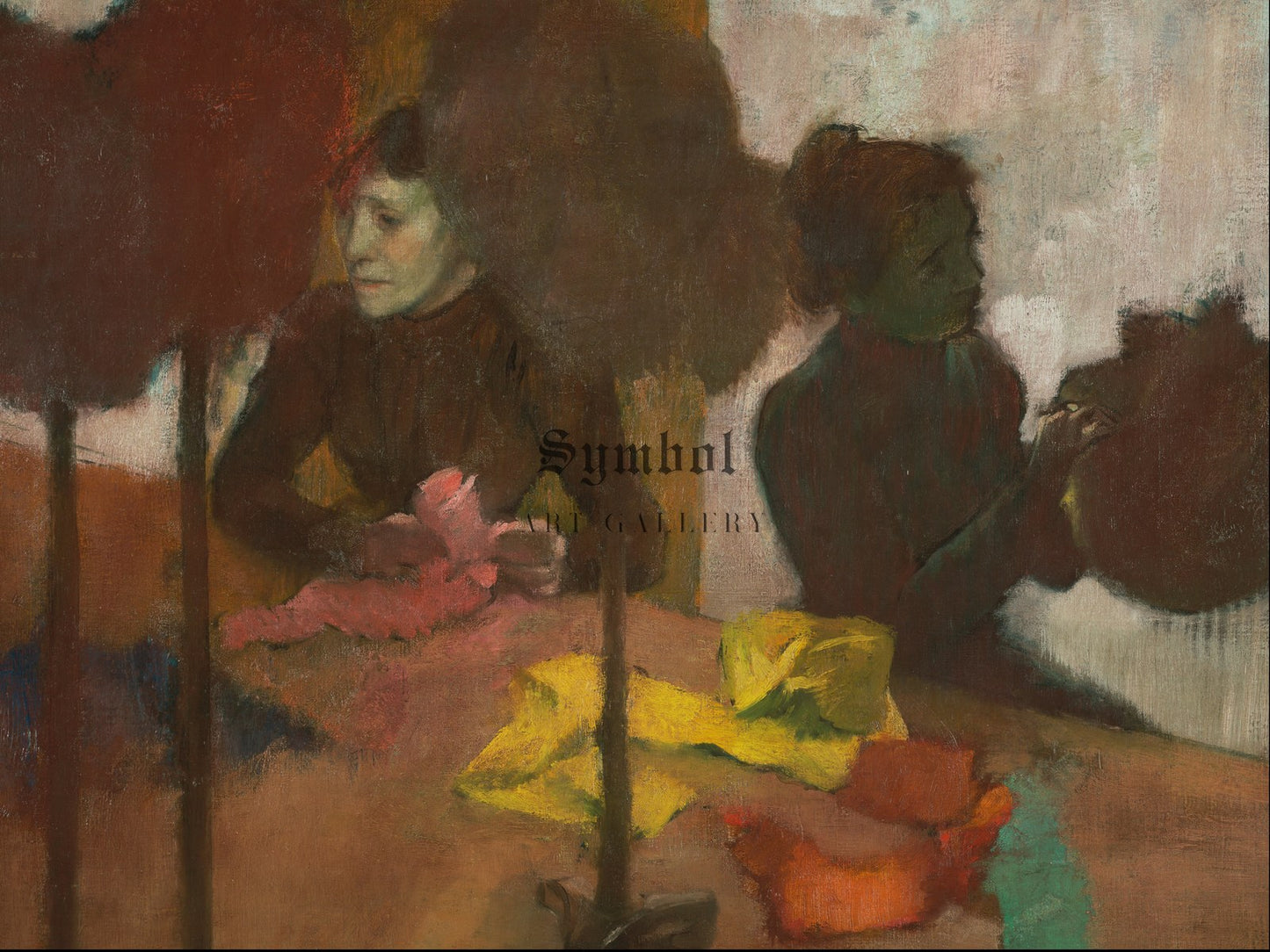 The Milliners by Edgar Degas 1905, Wall Art Print, Fine Art Reproduction, Museum Quality Decor, Poster