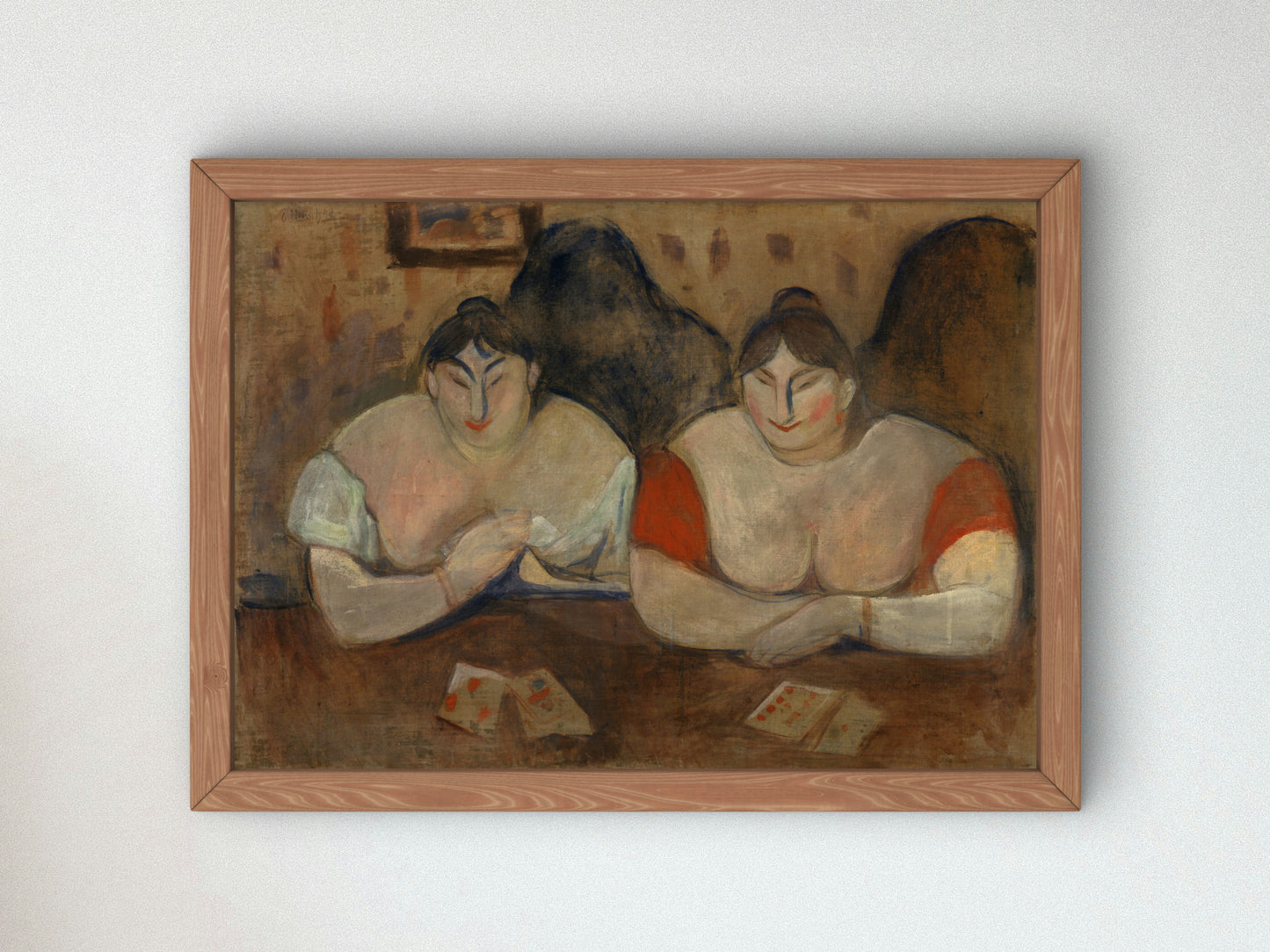 Rose and Amelie by Edvard Munch 1893, Wall Art Print, Fine Art Reproduction, Museum Quality Decor, Poster