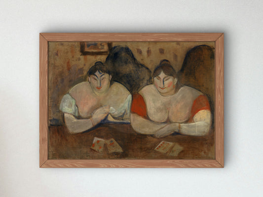 Rose and Amelie by Edvard Munch 1893, Wall Art Print, Fine Art Reproduction, Museum Quality Decor, Poster