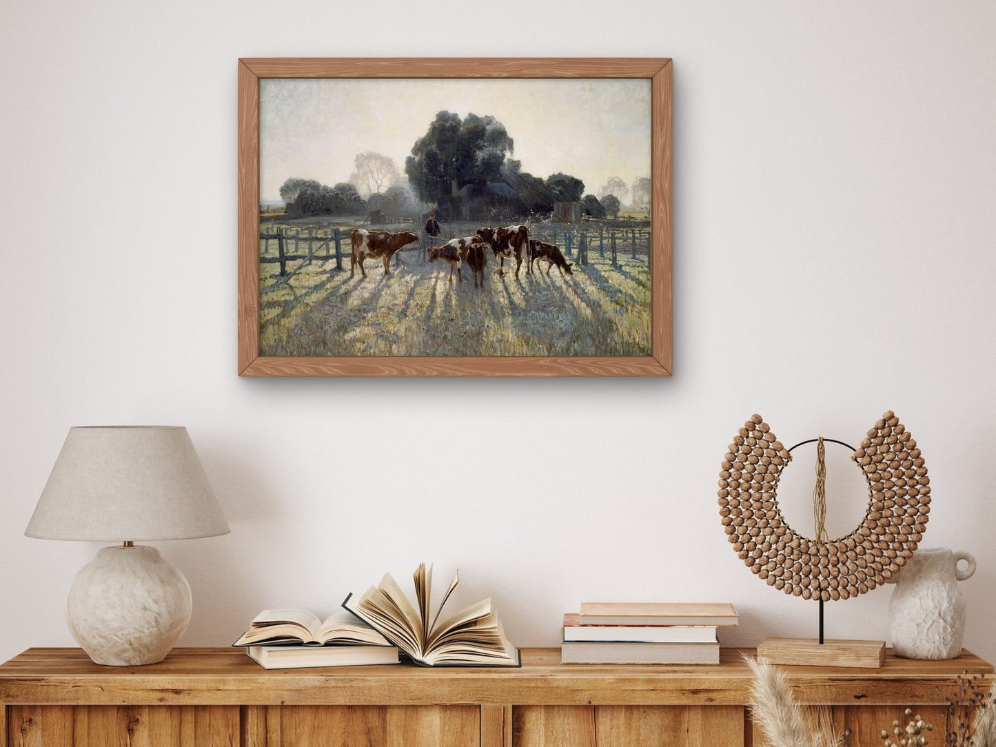 Spring Frost by Elioth Gruner 1919, Wall Art Print, Fine Art Reproduction, Museum Quality Decor, Poster