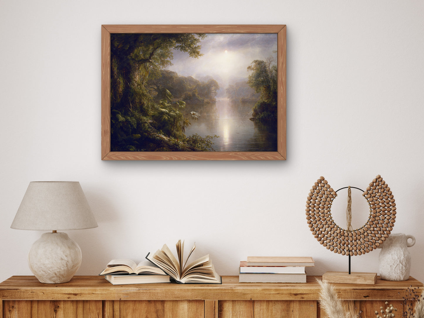 The River of Light by Frederic Edwin Church 1877, Wall Art Print, Fine Art Reproduction, Museum Quality Decor, Poster