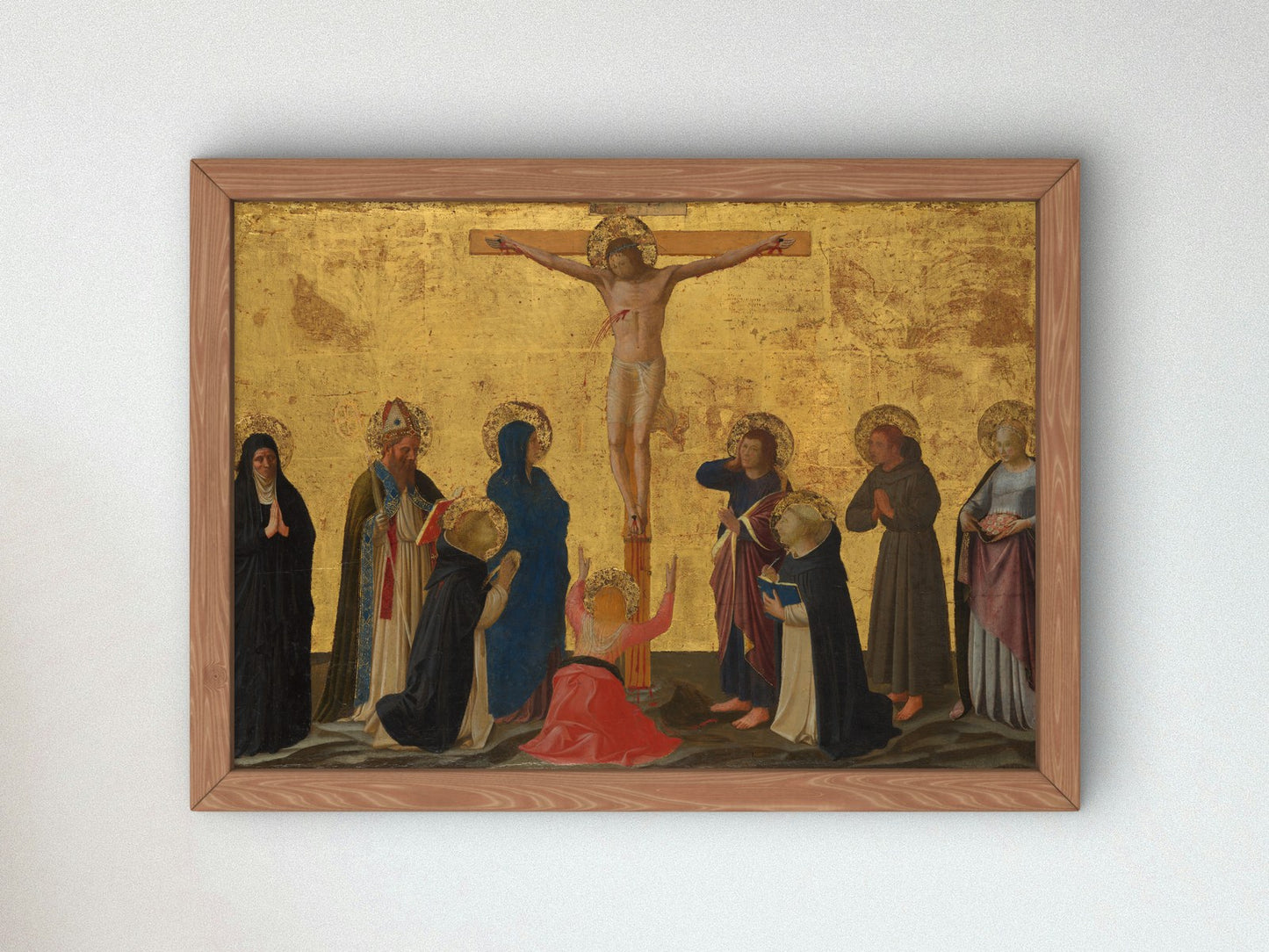 The Crucifixion by Fra Angelico 1440, Wall Art Print, Fine Art Reproduction, Museum Quality Decor, Poster