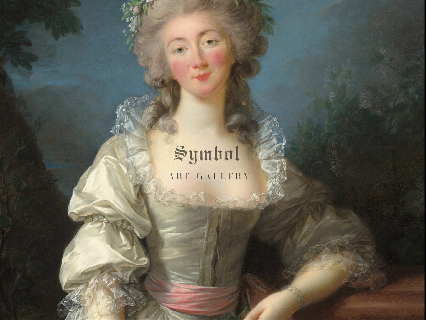 Portrait of Madame du Barry by Élisabeth Vigée Le Brun 1782, Wall Art Print, Fine Art Reproduction, Museum Quality Decor, Poster