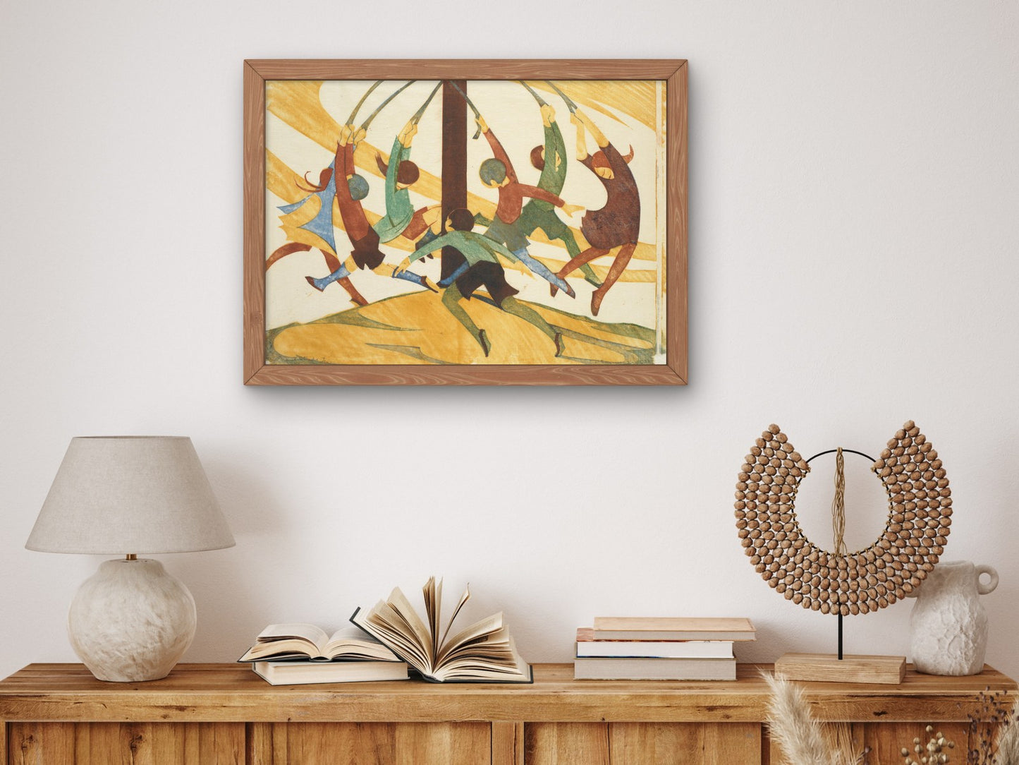 The Giant Stride by Ethel Spowers 1933, Wall Art Print, Fine Art Reproduction, Museum Quality Decor, Poster