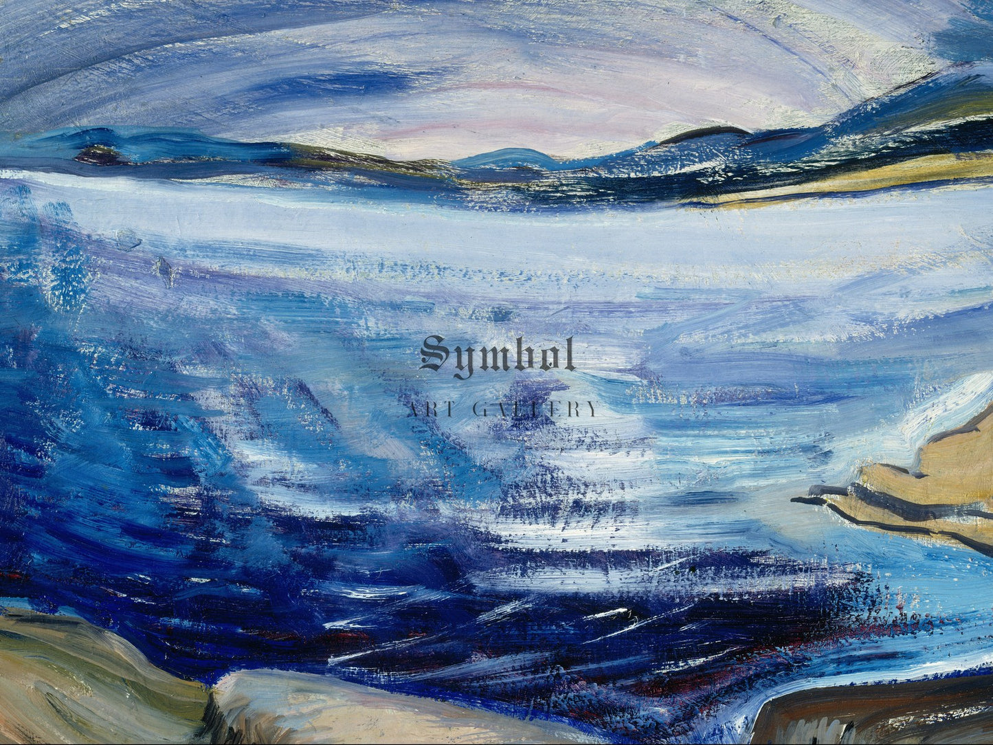 Seascape by Emily Carr 1933, Wall Art Print, Fine Art Reproduction, Museum Quality Decor, Poster
