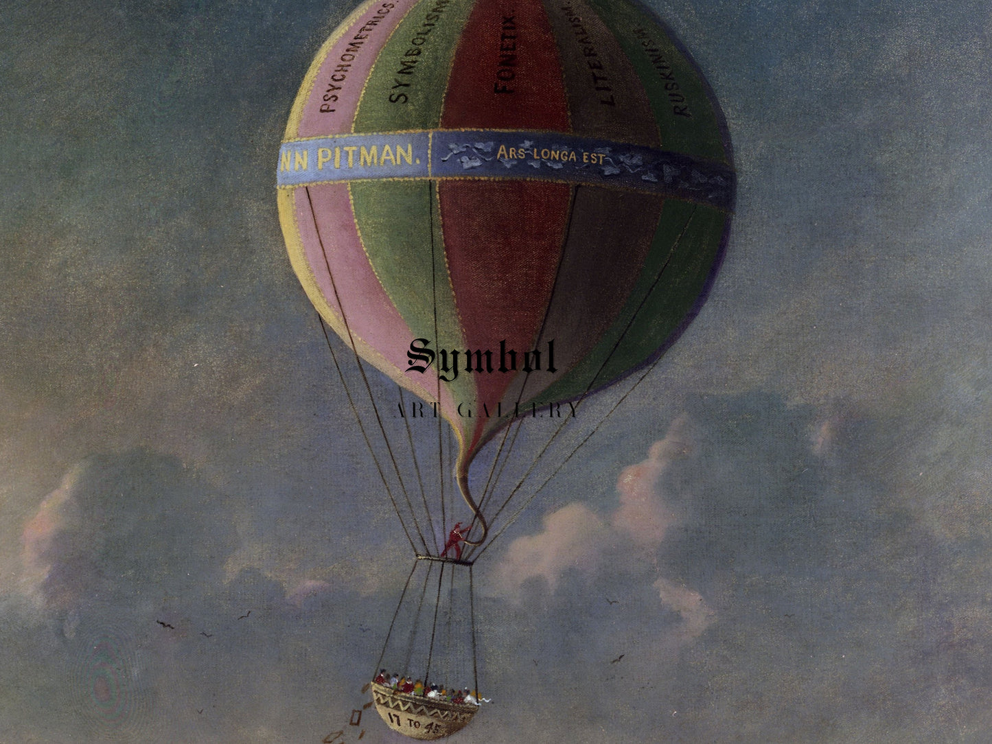 Benn Pittman Balloon by Frank Duveneck, Wall Art Print, Fine Art Reproduction, Museum Quality Decor, Poster