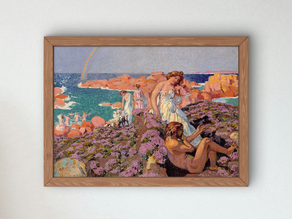 Ulysses with Calypso by Maurice Denis 1905, Wall Art Print, Fine Art Reproduction, Museum Quality Decor, Poster
