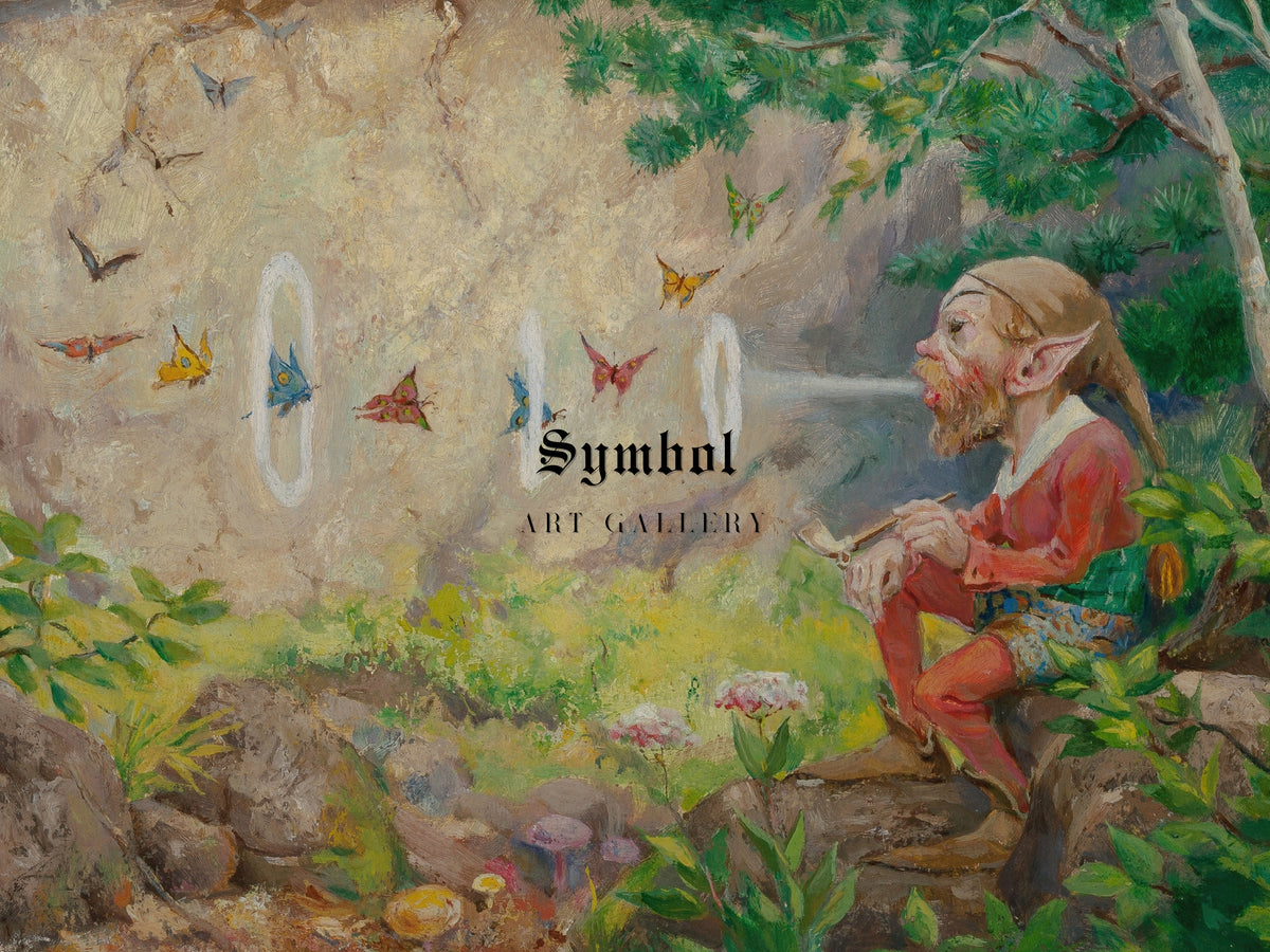 Fairyland by Peter Newell, Wall Art Print, Fine Art Reproduction, Museum Quality Decor, Poster