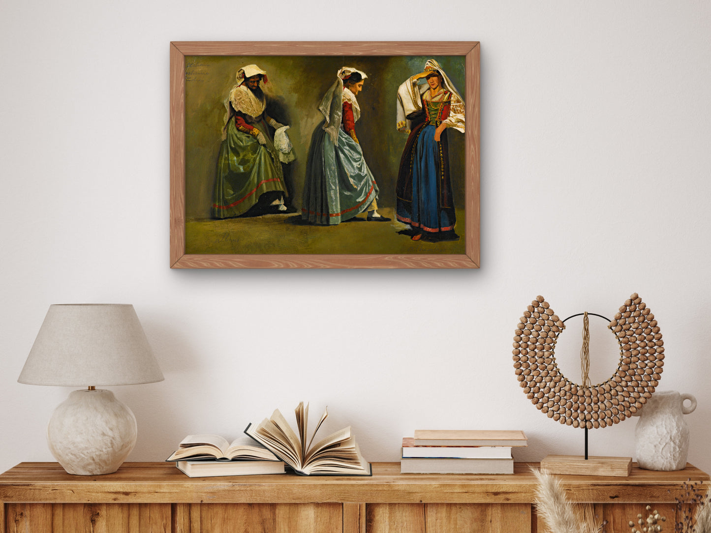 Italian Costume Studies by Albert Bierstadt, Wall Art Print, Fine Art Reproduction, Museum Quality Decor, Poster