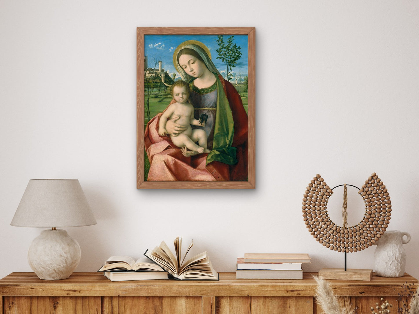 Madonna and Child by Giovanni Bellini 1510, Wall Art Print, Fine Art Reproduction, Museum Quality Decor, Poster