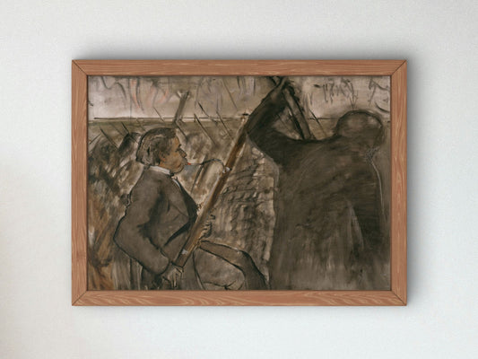 Musicians in the Orchestra by Edgar Degas 1874, Wall Art Print, Fine Art Reproduction, Museum Quality Decor, Poster