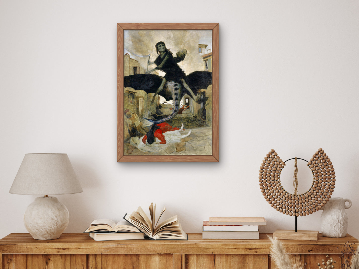 The Plague by Arnold Böcklin 1898, Wall Art Print, Fine Art Reproduction, Museum Quality Decor, Poster