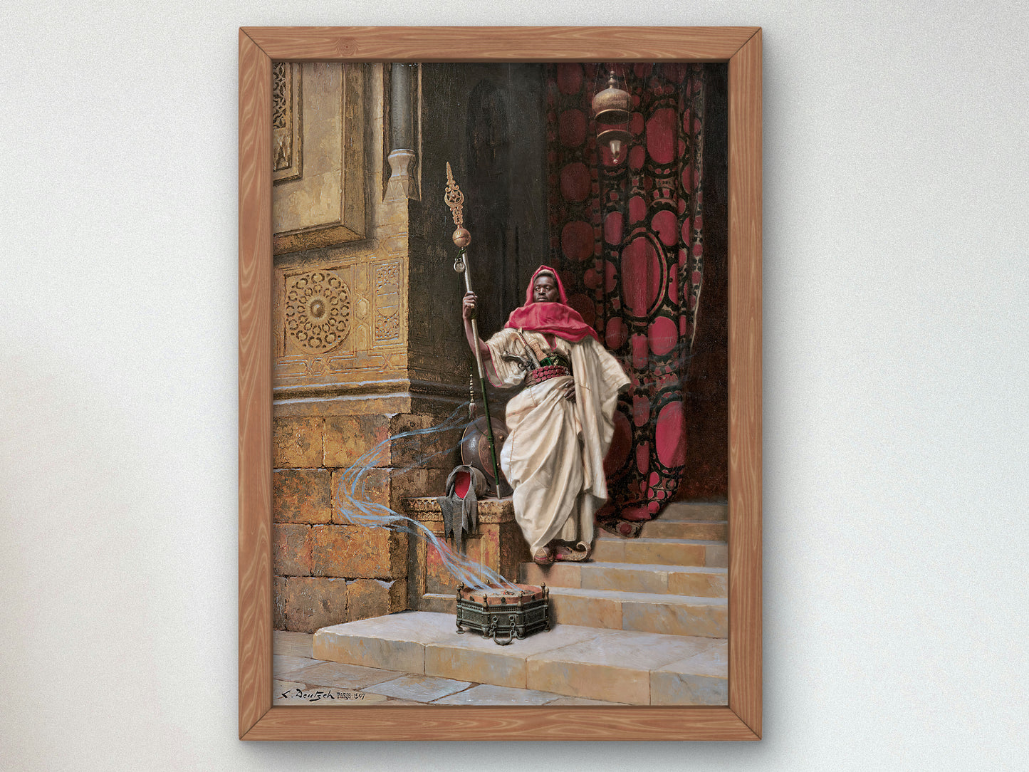 The Guard by Ludwig Deutsch 1907, Wall Art Print, Fine Art Reproduction, Museum Quality Decor, Poster