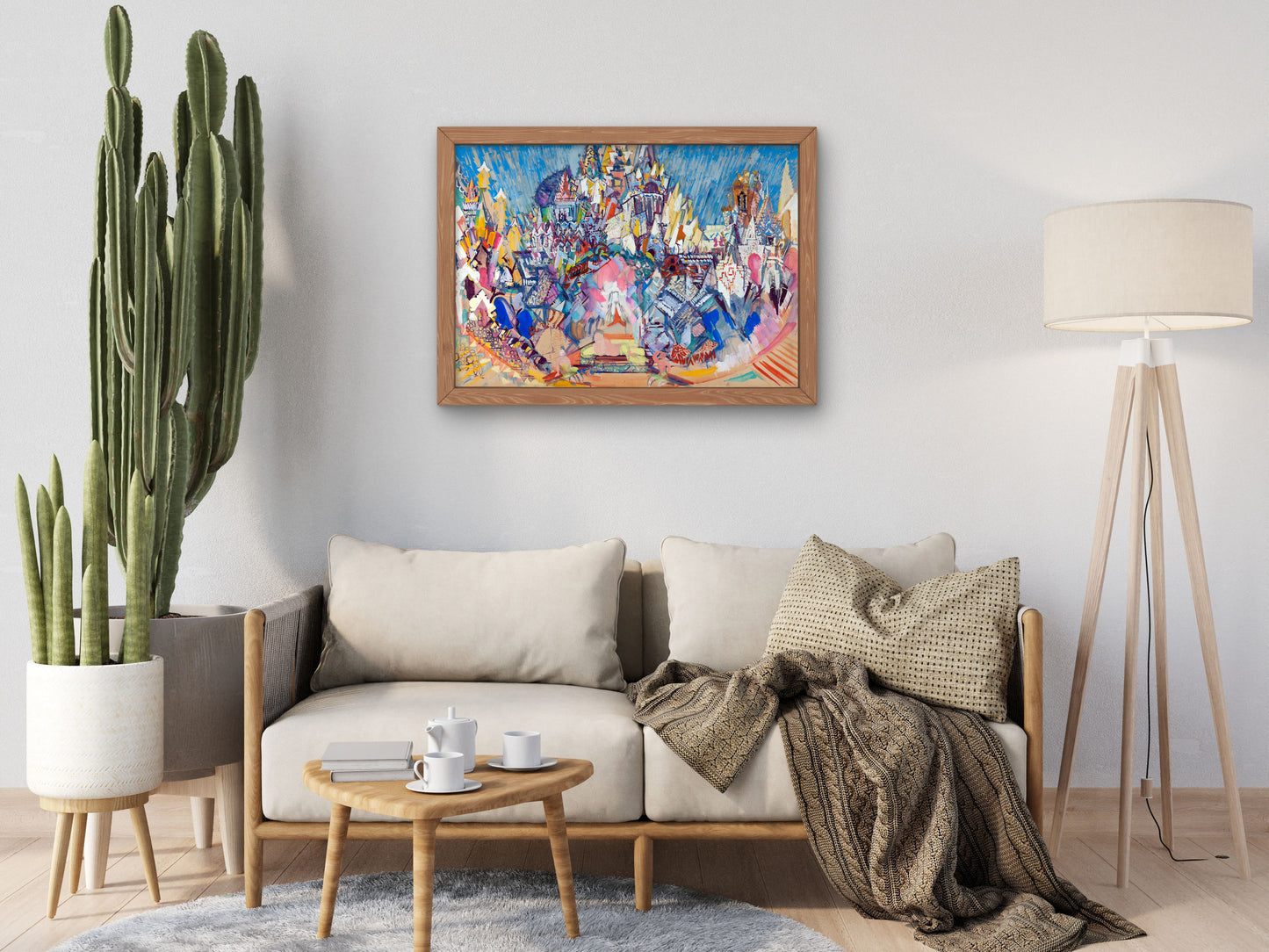 The Golden Cockerel Candy City Decorations by Fyodor Fyodorovsky 1932, Wall Art Print, Fine Art Reproduction, Museum Quality Decor, Poster