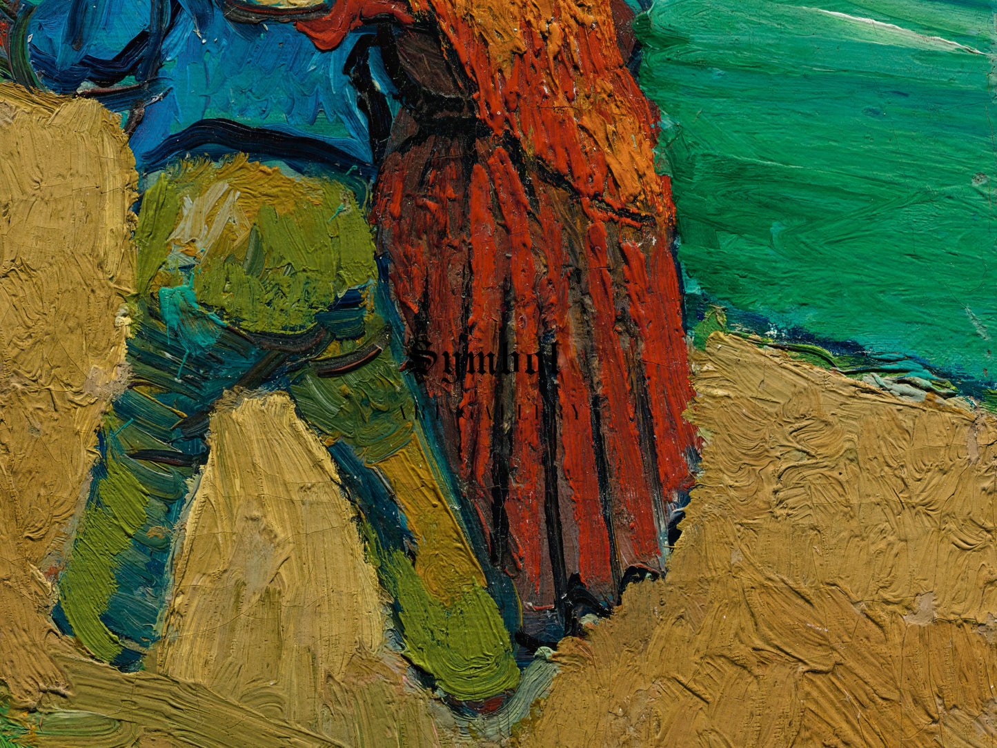 Eglogue en Provence Un Couple d'amoureux by Vincent van Gogh 1888, Wall Art Print, Fine Art Reproduction, Museum Quality Decor, Poster
