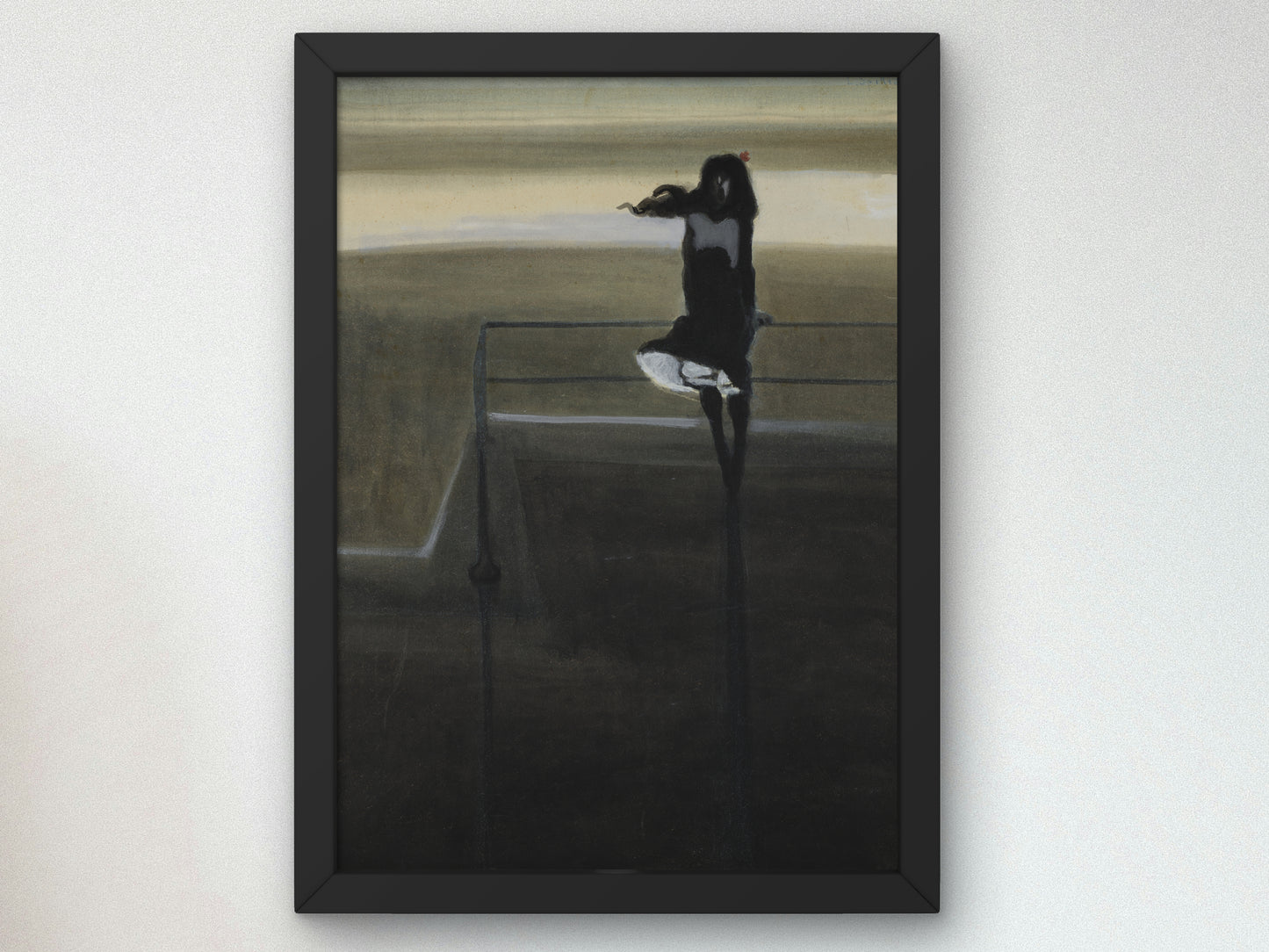 The Gust of Wind by Léon Spilliaert 1904, Wall Art Print, Fine Art Reproduction, Museum Quality Decor, Poster