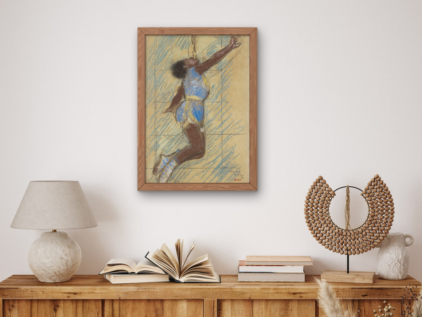 Miss Lala at the Fernando Circus by Edgar Degas 1879, Wall Art Print, Fine Art Reproduction, Museum Quality Decor, Poster