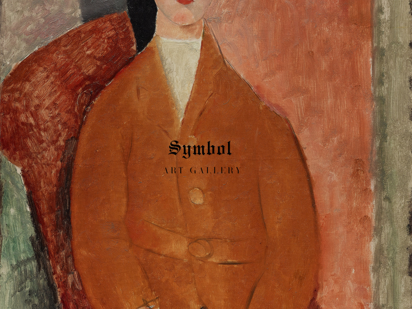 Boy in Short Pants by Amedeo Modigliani 1918, Wall Art Print, Fine Art Reproduction, Museum Quality Decor, Poster