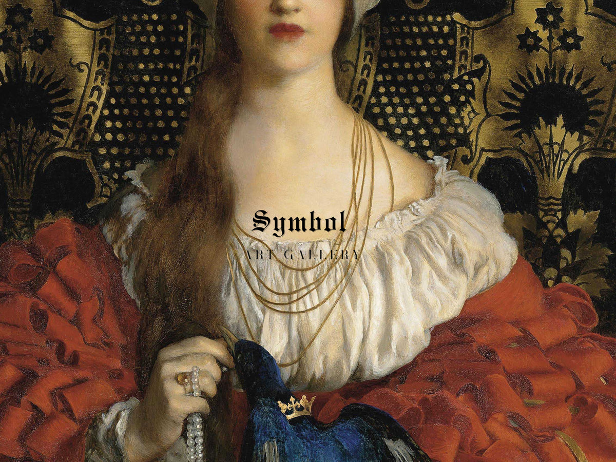 The Blue Bird by Frank Cadogan Cowper 1918, Wall Art Print, Fine Art Reproduction, Museum Quality Decor, Poster