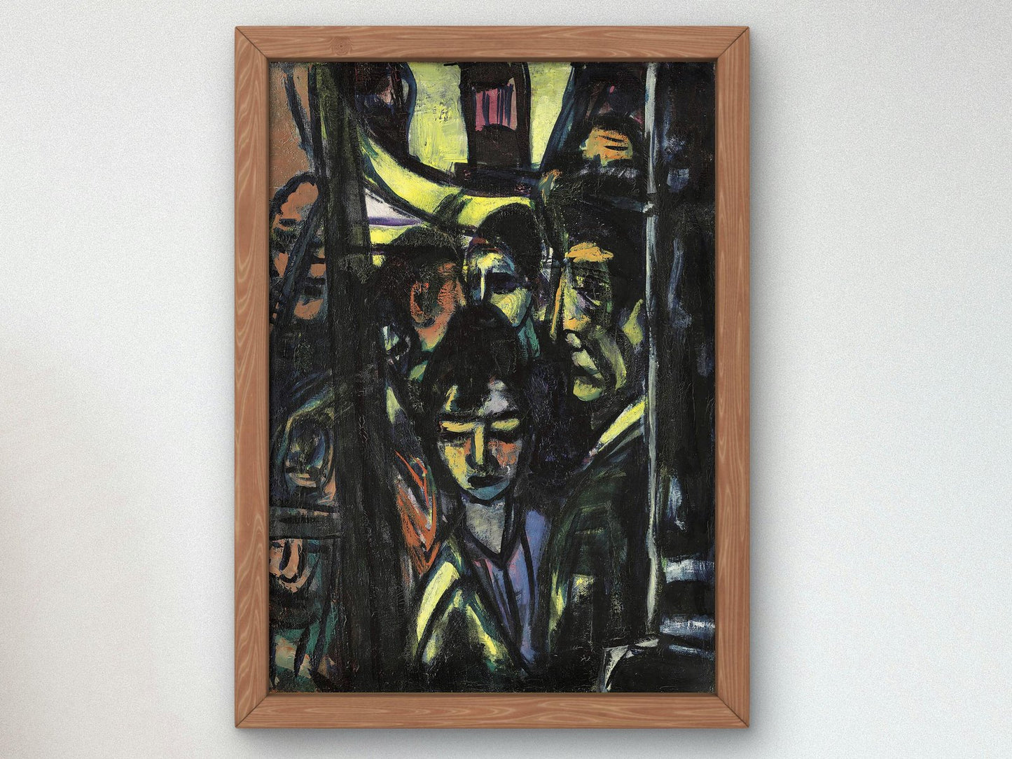 Café Hotel de l'Europe by Max Beckmann, 1947, Expressionism and Fauvism, fine art print