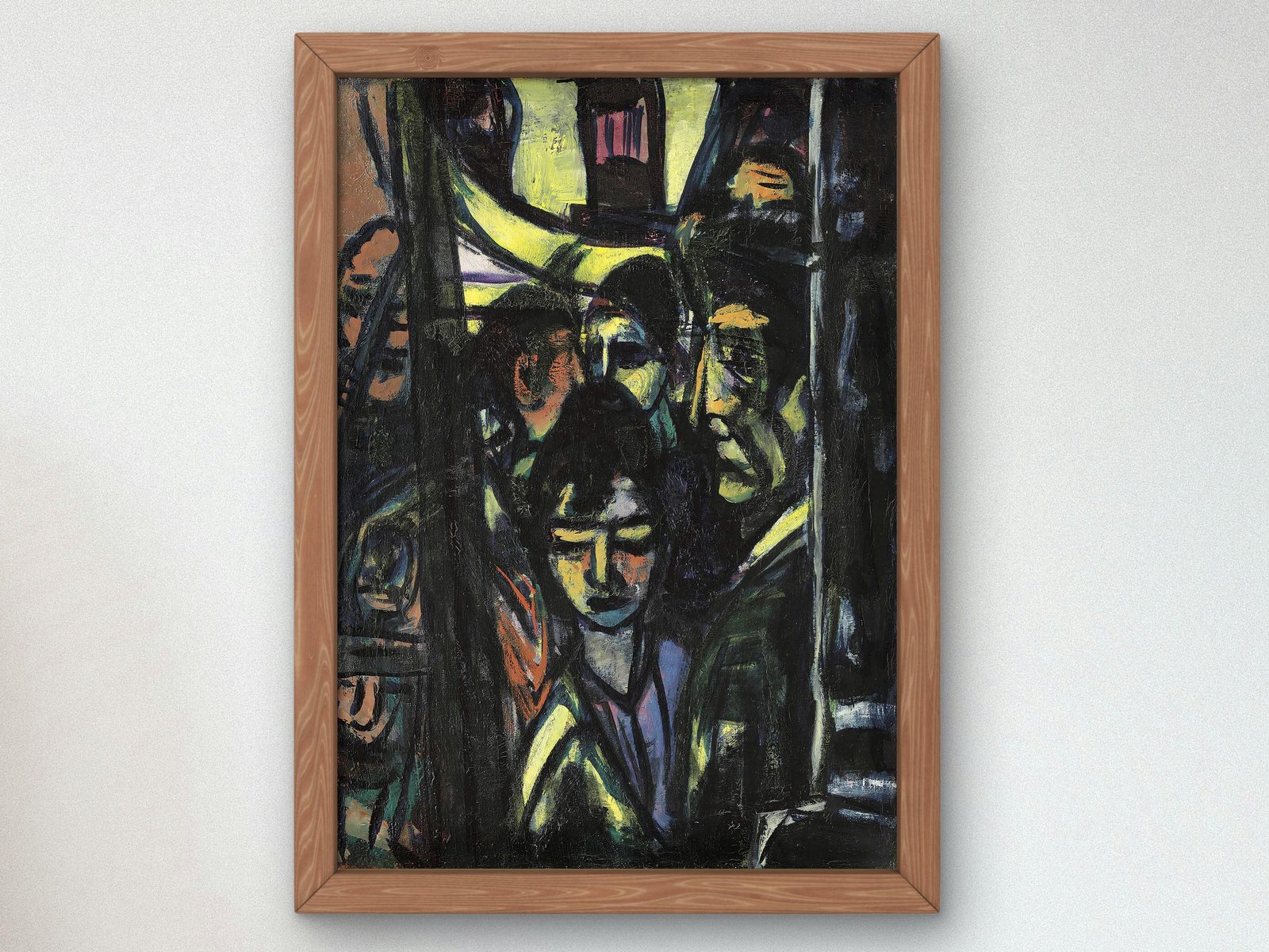 Café Hotel de l'Europe by Max Beckmann, 1947, Expressionism and Fauvism, fine art print
