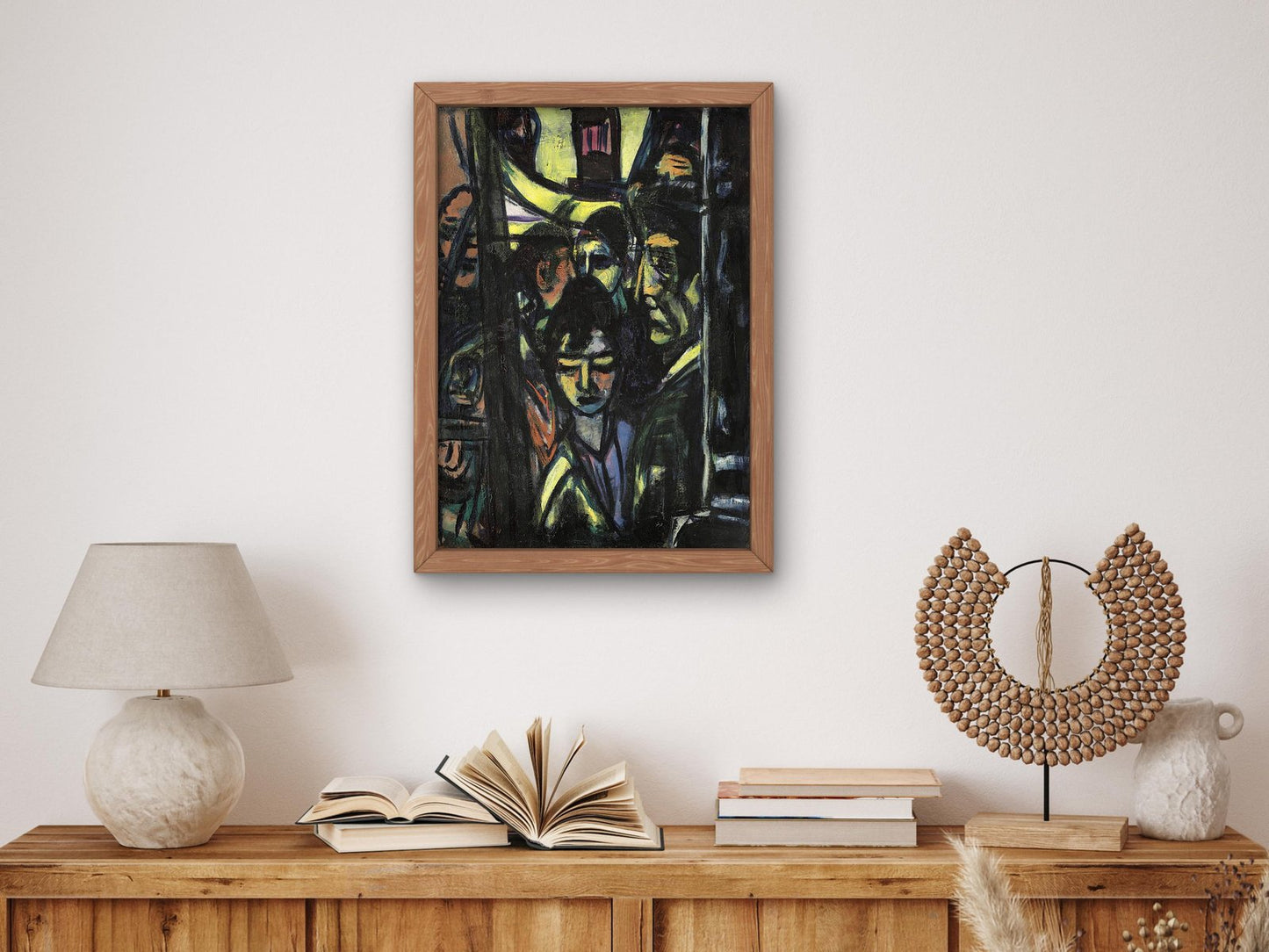 Café Hotel de l'Europe by Max Beckmann, 1947, Expressionism and Fauvism, fine art print