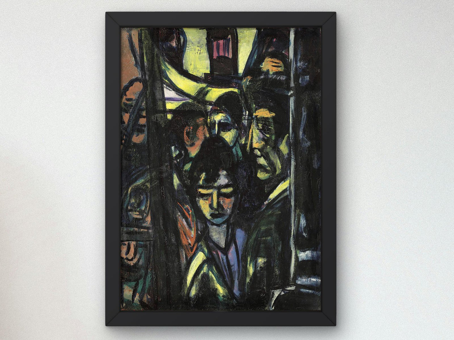 Café Hotel de l'Europe by Max Beckmann, 1947, Expressionism and Fauvism, fine art print