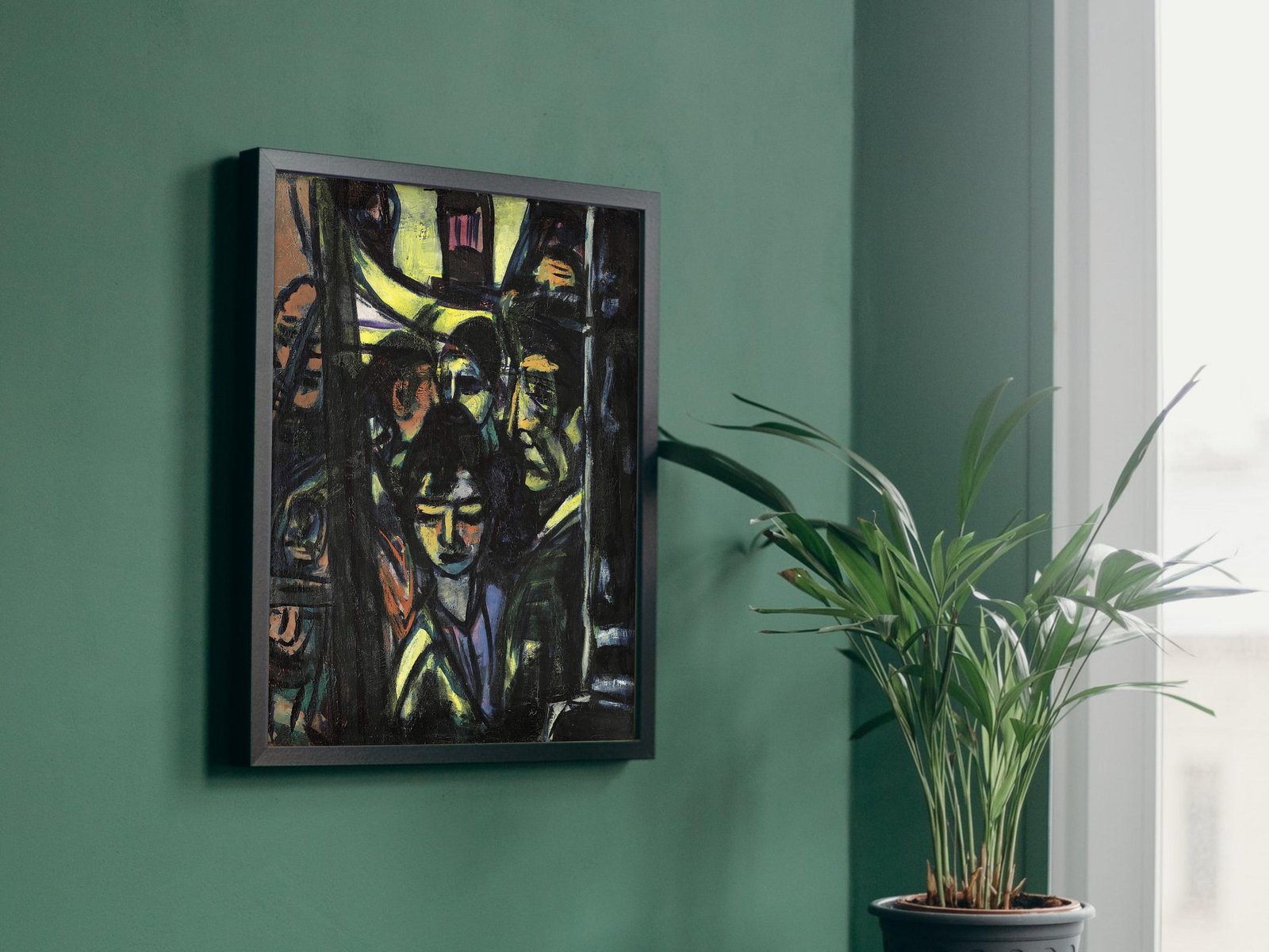 Café Hotel de l'Europe by Max Beckmann, 1947, Expressionism and Fauvism, fine art print