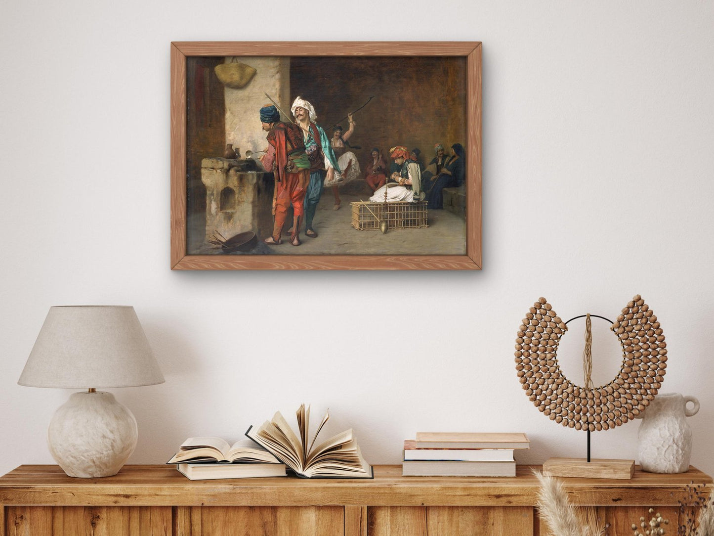 Cairo Cafe House by Jean-Léon Gérôme, 1884, Orientalism and Exoticism, fine art print