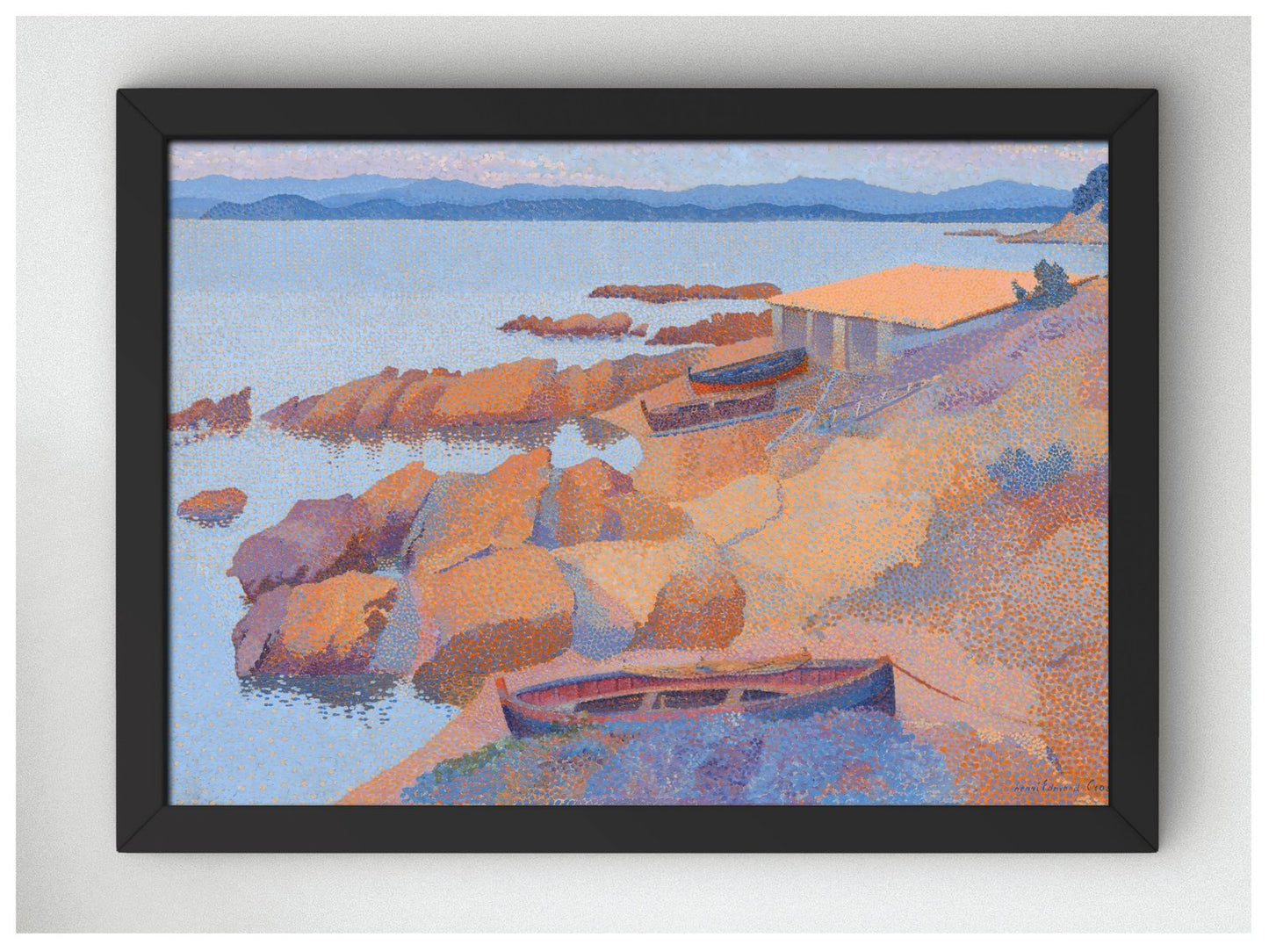 Calanque des Antibois by Henri Edmond Cross, 1892, Post-Impressionism, fine art print